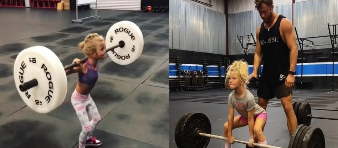 Έντονες αντιδράσεις για την μητέρα 7χρονης που σηκώνει απίστευτα βάρη στο γυμναστήριο (βίντεο)